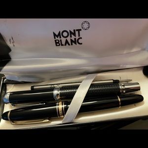 Mont Blanc gold- coated LeGrand rollerball